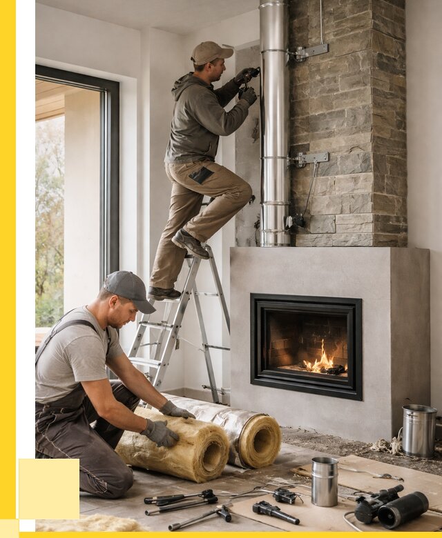 Монтаж дымоходов для каминов в Губкине от 15237 р. ЭриданГбк