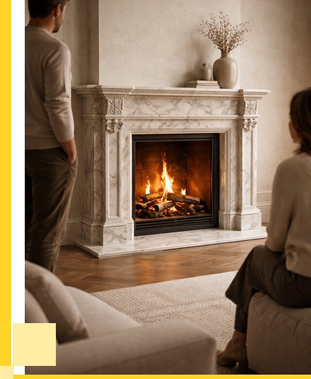 Мраморные камины под ключ в Губкине от 253950 р. | ЭриданГбк