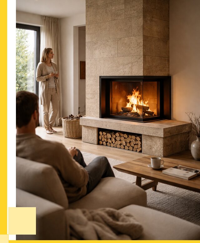 Угловые камины из кирпича установка в Губкине от 152370 р. ЭриданГбк