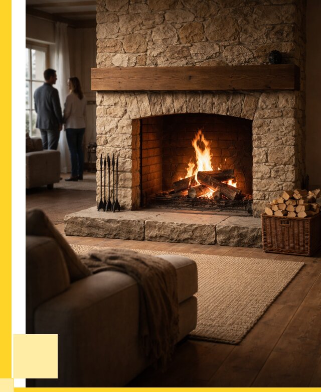 Открытые камины под ключ в Губкине от 152370 р. ЭриданГбк