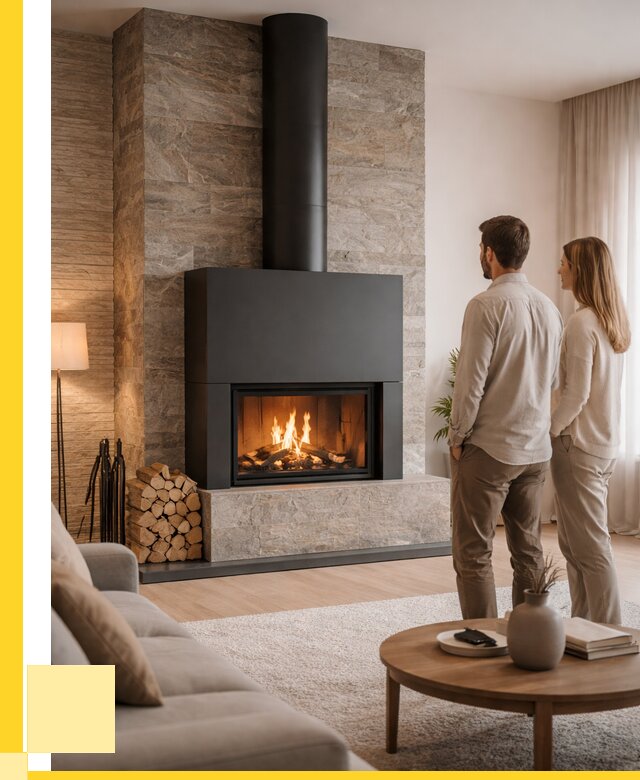 Закрытые камины под ключ в Губкине от 121896 р., ЭриданГбк