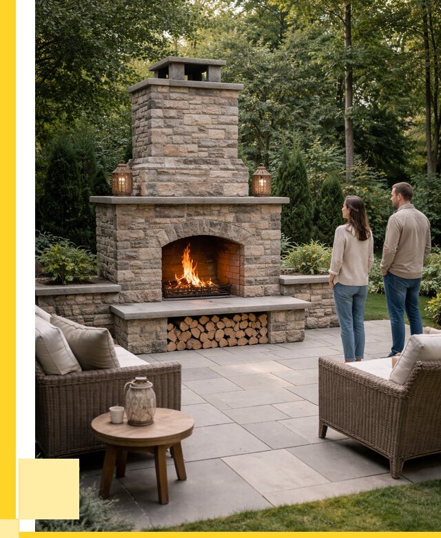 Уличные камины из кирпича в Губкине от 152370 р. | ЭриданГбк