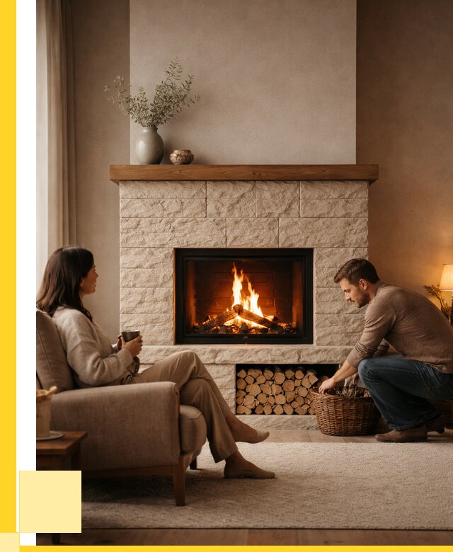 Камины для дома в Губкине под ключ от 152370 р. | ЭриданГбк