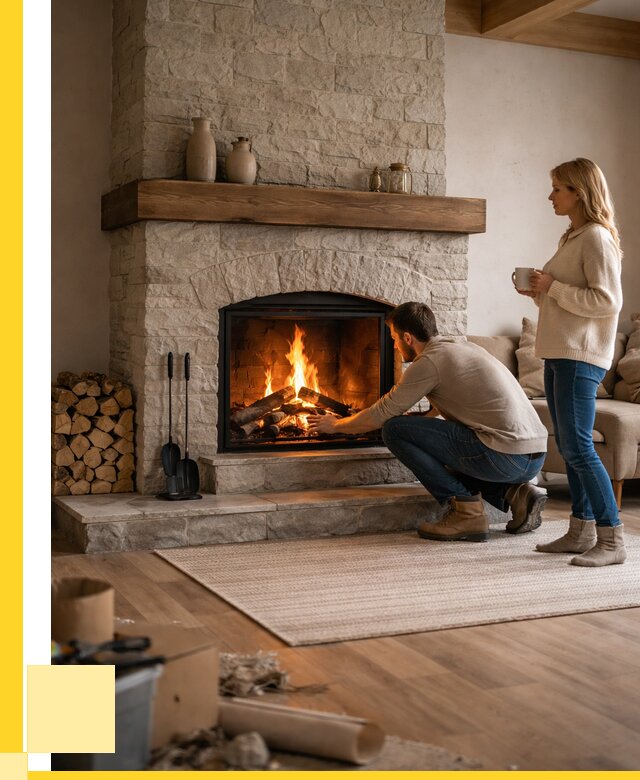 Камины для загородного дома в Губкине от 355530 р., ЭриданГбк