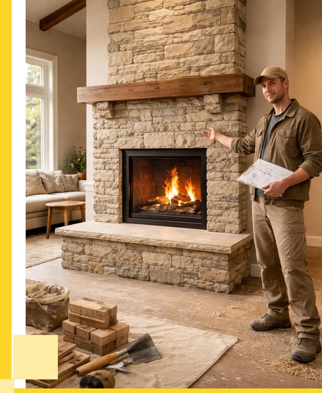 Камины под ключ в Губкине от 182844 р. | ЭриданГбк — установка