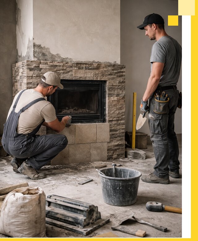 Камины под ключ в Губкине: проект, изготовление и монтаж