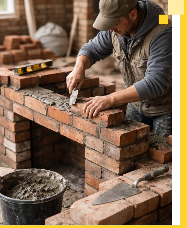 Кладка каминов под ключ в Губкине профессиональная отделка и монтаж