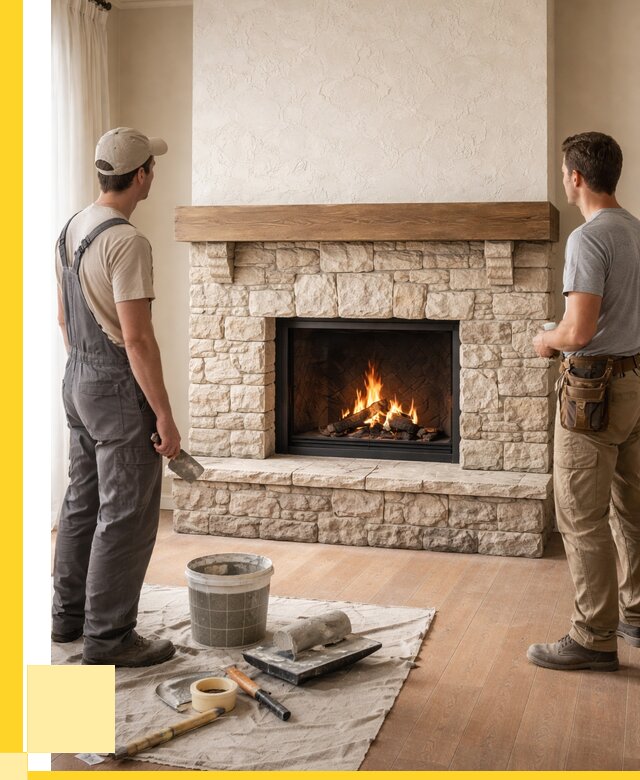 Отделка каминов в Губкине от 6603 р. под ключ | ЭриданГбк