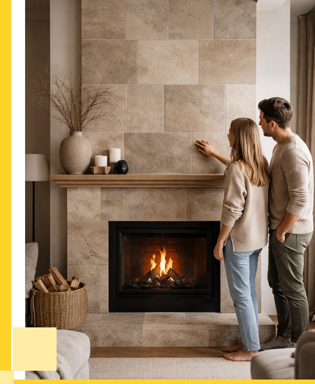 Облицовка каминов керамогранитом в Губкине от 4571 р. | ЭриданГбк