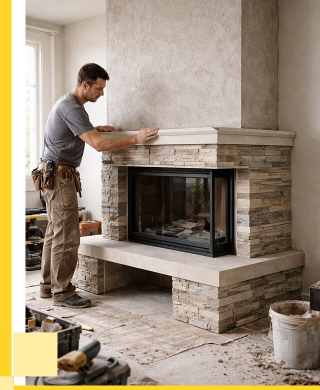 Изготовление каминов под ключ в Губкине от 152370 р. | ЭриданГбк