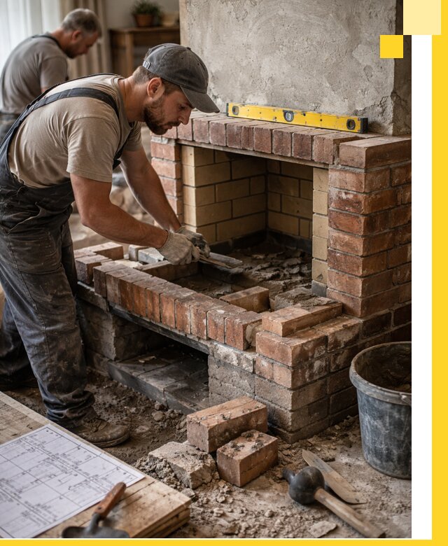 Изготовление и установка каминопечей под ключ в Губкине