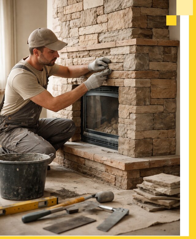 Проектирование и установка печей-каминов под ключ в Губкине