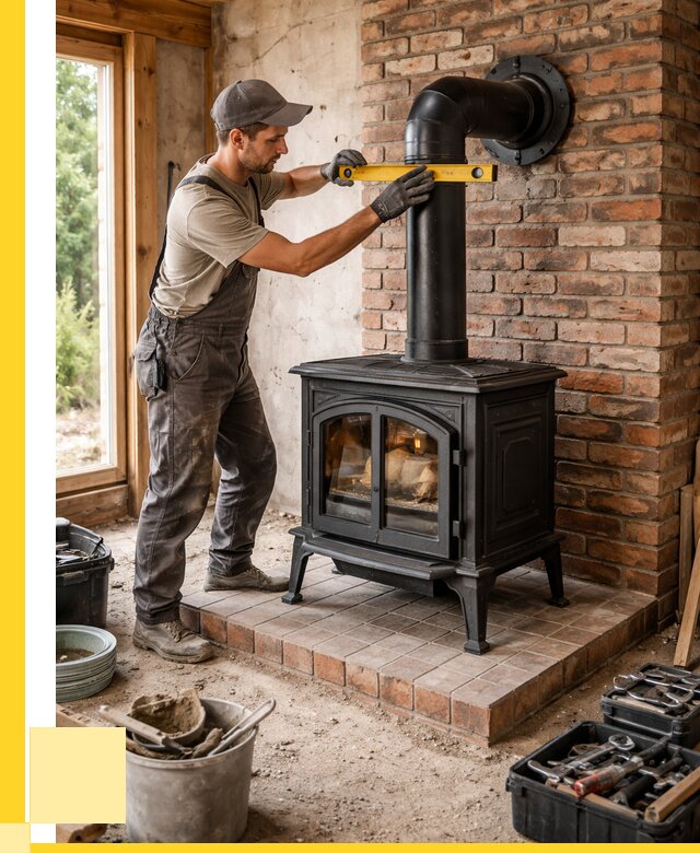 Монтаж печей установка банной печи в Губкине от 15237 р. | ЭриданГбк