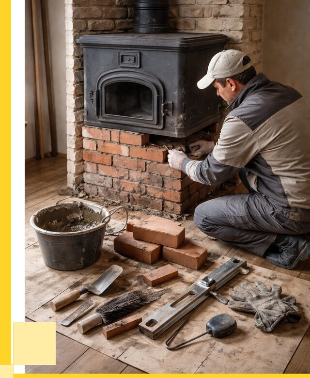 Ремонт печей в Губкине от 12190 р., услуги печника ЭриданГбк
