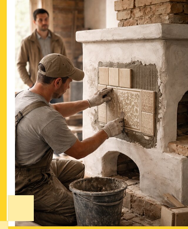 Отделка печей и банных печей в Губкине от 35553 р. | ЭриданГбк