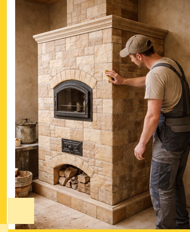 Облицовка печей в Губкине от 4571 р. под ключ | ЭриданГбк