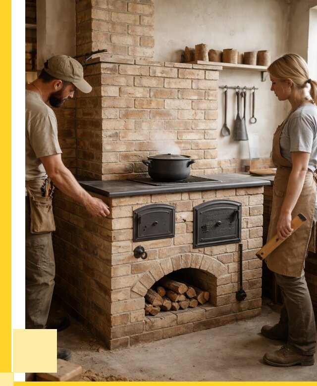 Варочно отопительные печи в Губкине от 91422 р. | ЭриданГбк