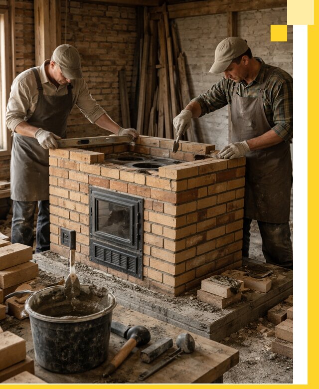 Изготовление и установка варочных печей под ключ в Губкине