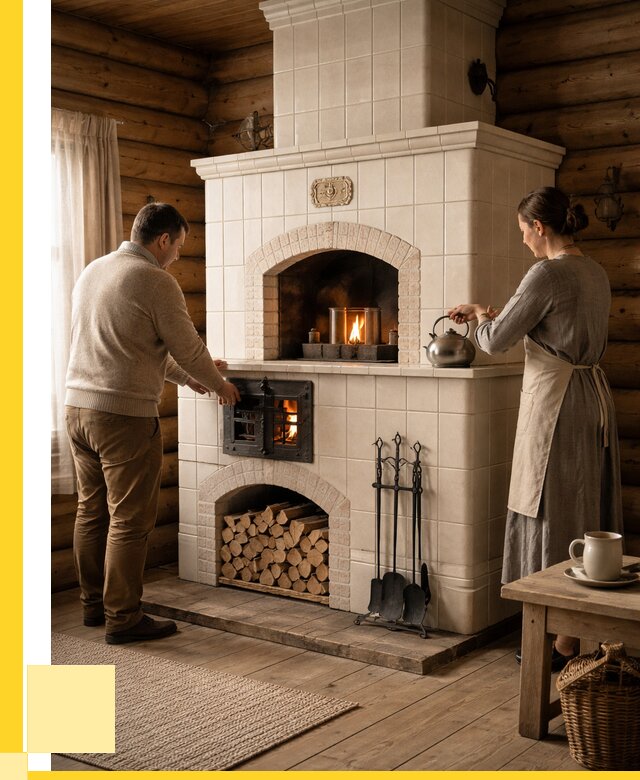 Русские печи в Губкине: установка от 152370 р. ЭриданГбк