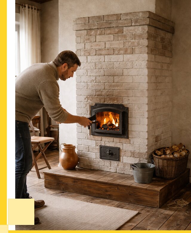 Печь голландка из кирпича в Губкине от 86343 р. | ЭриданГбк