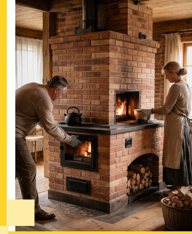 Печи для загородного дома под ключ в Губкине от 81264 р. | ЭриданГбк