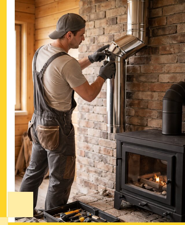 Монтаж дымоходов для печей в Губкине от 7619 р. | ЭриданГбк