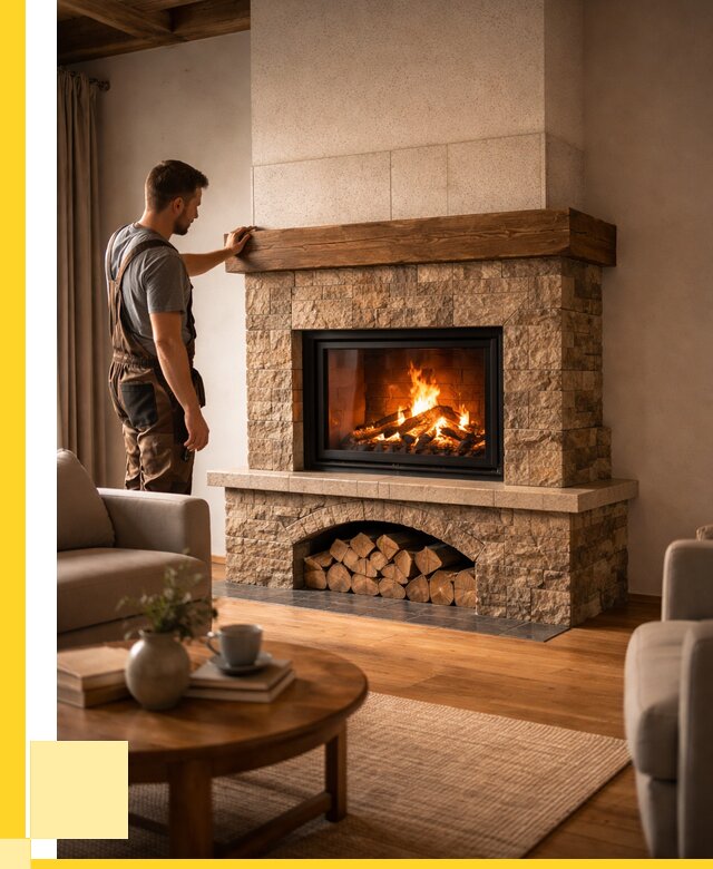 Печи камины для дома под ключ в Губкине от 55869 р. | ЭриданГбк