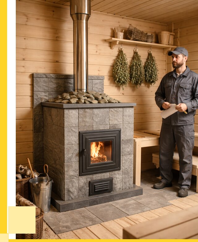 Печи для бани под ключ в Губкине от 121896 р. | ЭриданГбк