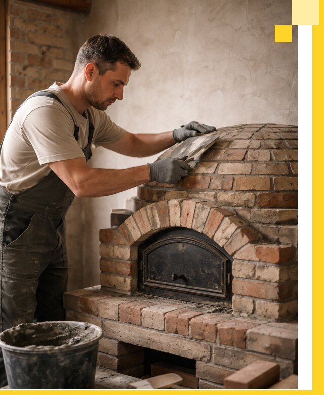 Изготовление и монтаж помпейских печей на заказ в Губкине