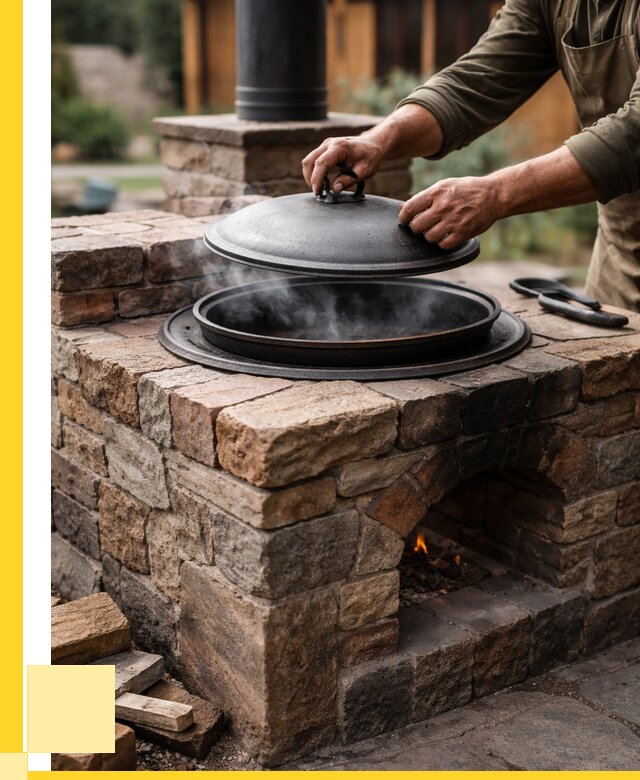 Печи для казана в Губкине по цене от 18284 р. | ЭриданГбк