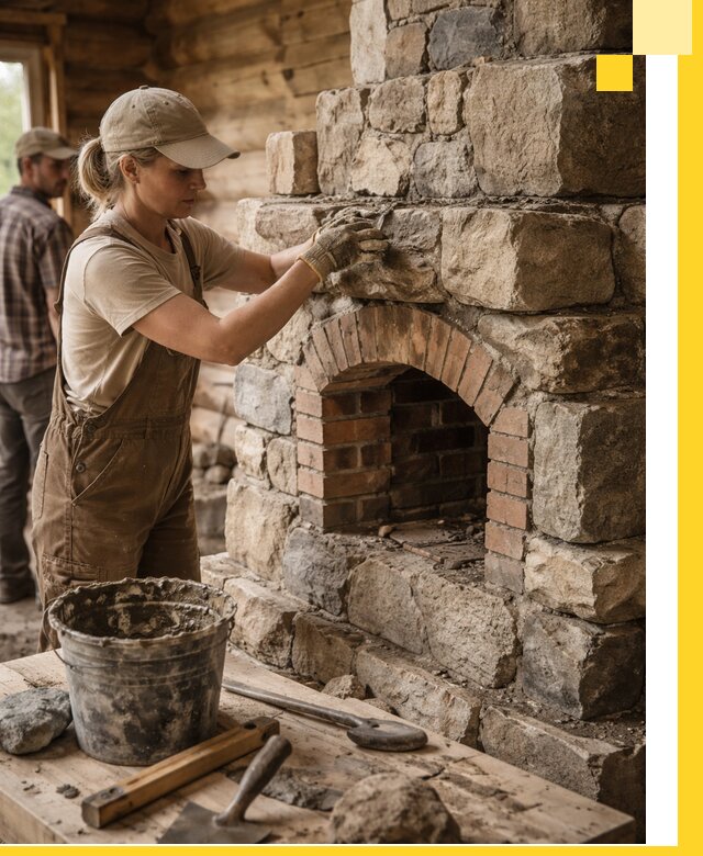 Каменные печи на заказ и монтаж в Губкине, долговечные решения