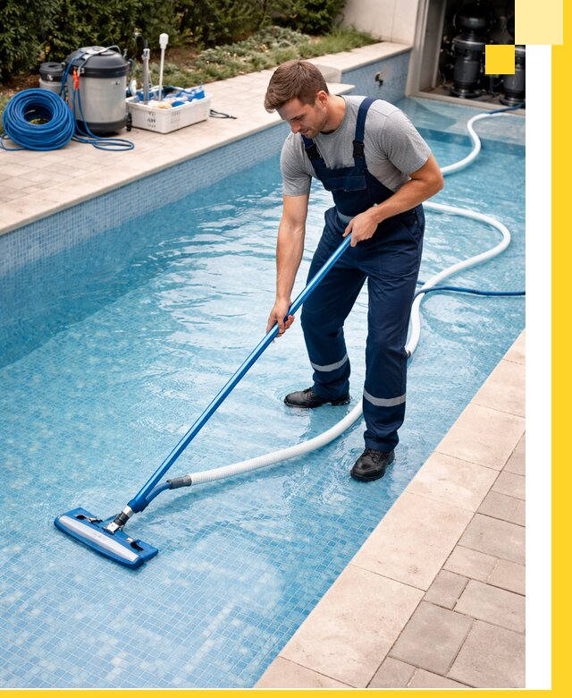 Профессиональная чистка бассейнов и фильтров в Губкине под ключ