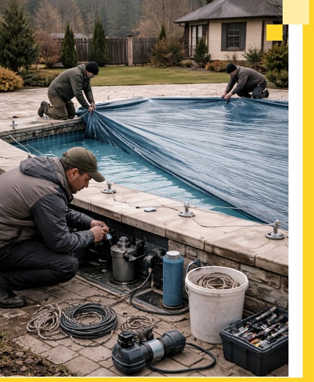 Консервация бассейнов в Губкине: подготовка к длительному хранению