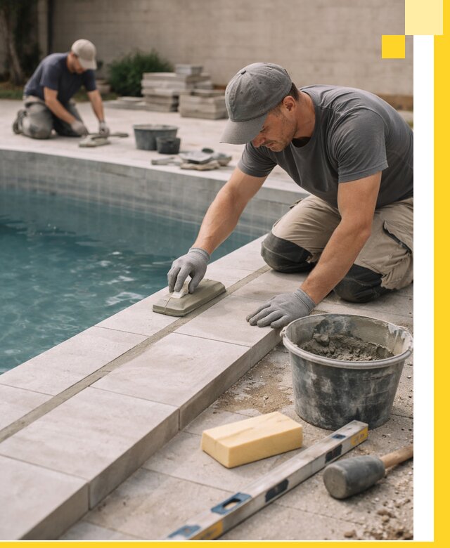 Отделка бассейнов в Губкине: декоративная отделка и гидроизоляция