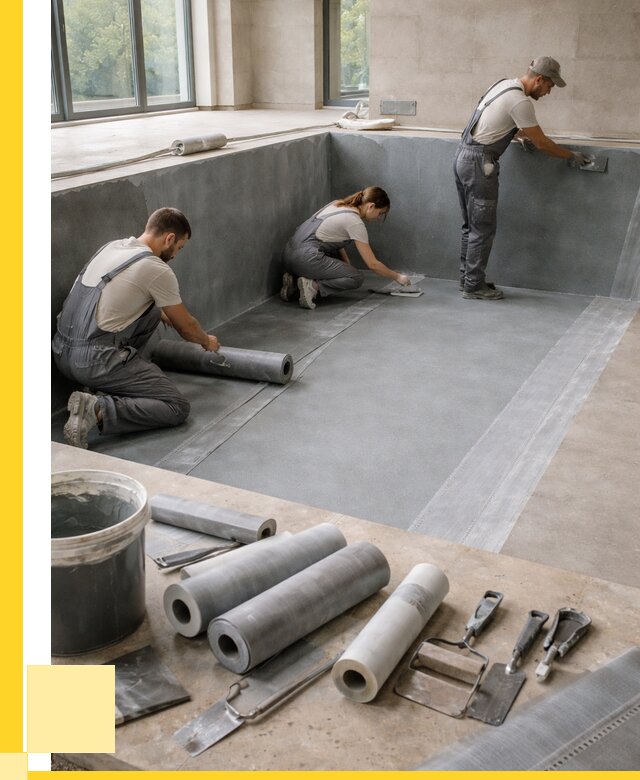 Гидроизоляция бассейнов в Губкине от 2032 р., ЭриданГбк