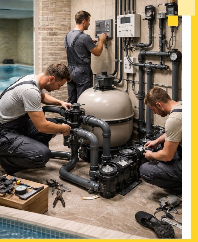 Комплексное оборудование для бассейнов под ключ в Губкине