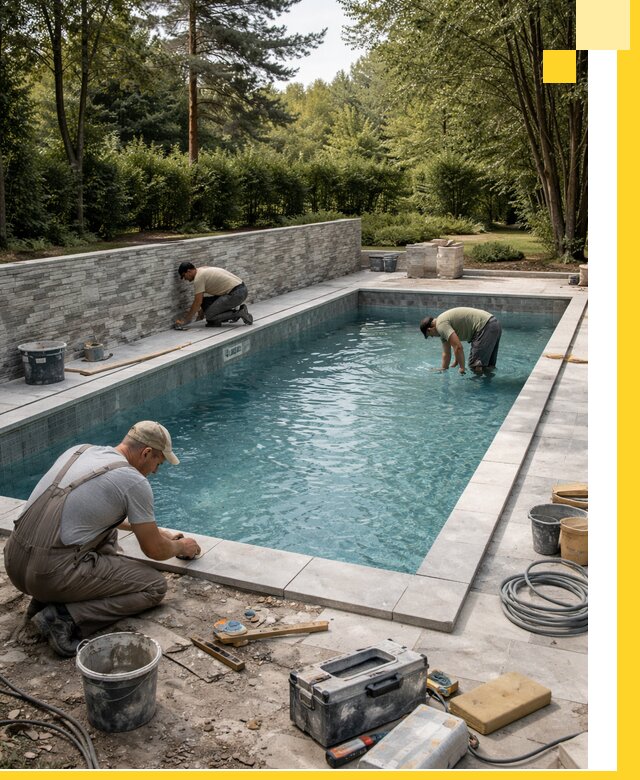 Проектирование и строительство частных бассейнов в Губкине