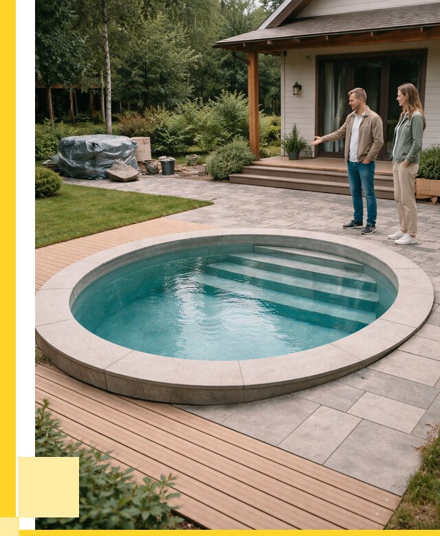 Бассейн на даче под ключ в Губкине от 203160 р., ЭриданГбк