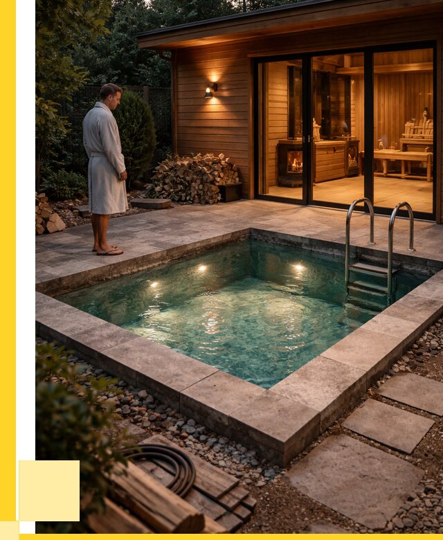 Бани с бассейном под ключ в Губкине от 96501 р. | ЭриданГбк