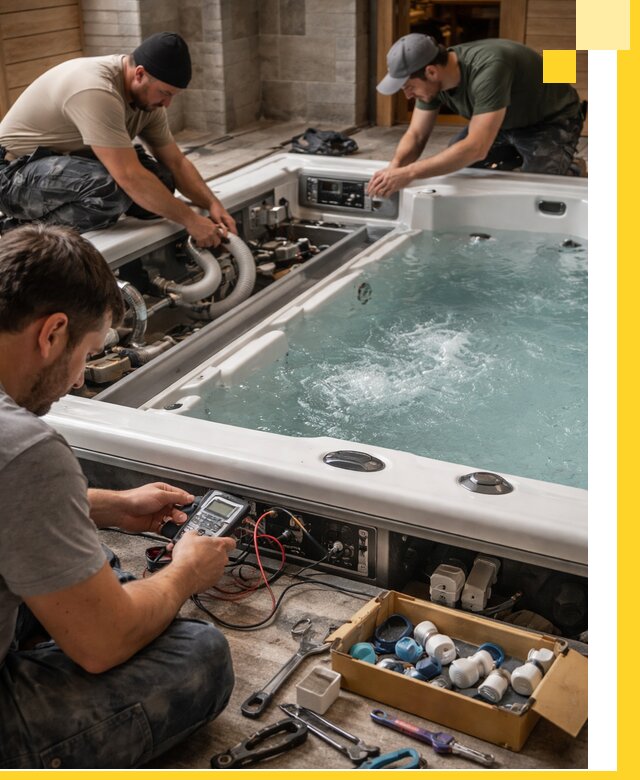 Гидромассажные бассейны под ключ в Губкине, дизайн и монтаж