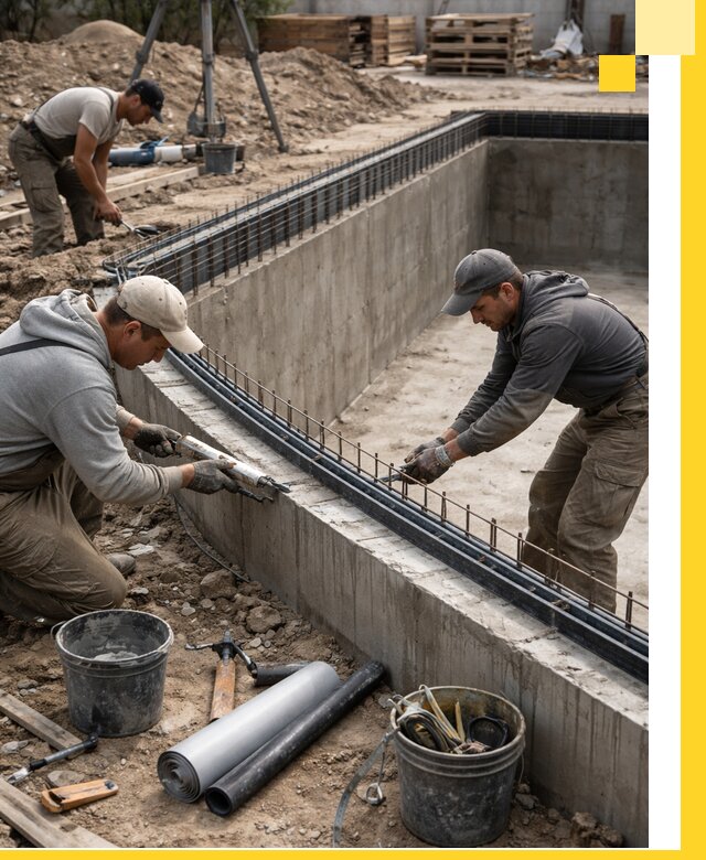 Качественный монтаж чаши бассейна в Губкине под ключ с гарантией