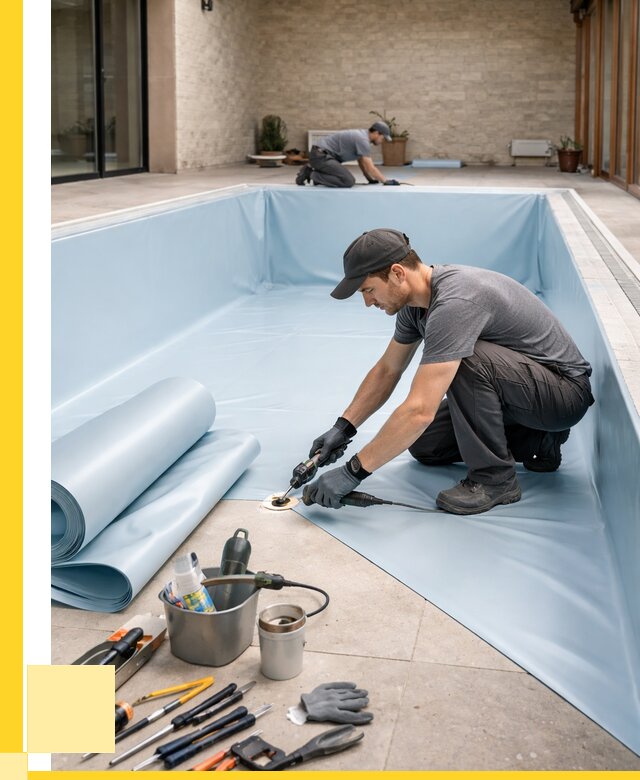 Пленка ПВХ для бассейнов в Губкине от 2540 р. | ЭриданГбк