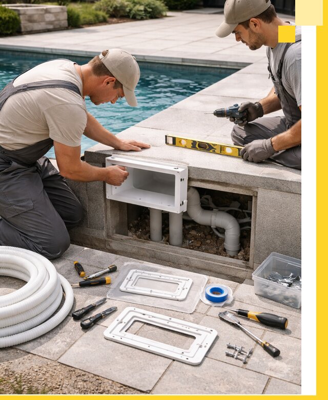 Поставка и установка скиммеров для бассейнов в Губкине