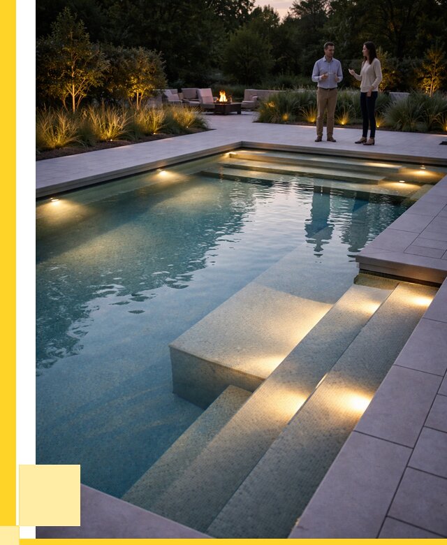 Освещение бассейнов в Губкине под ключ от 25395 р. | ЭриданГбк