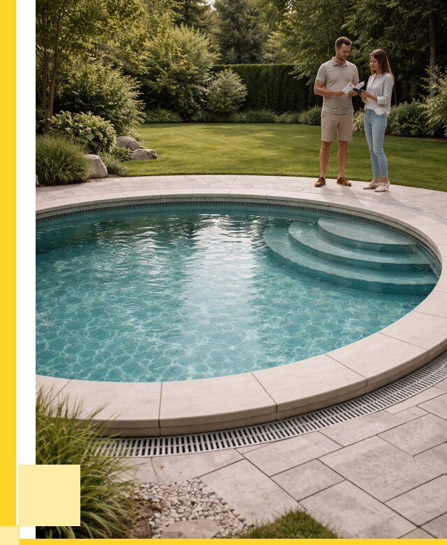 Круглые каркасные бассейны купить в Губкине от 253950 р. | ЭриданГбк