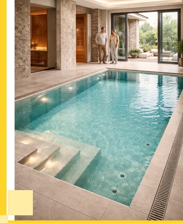 Бассейн во дворе в Губкине: проект, отделка от 1218960 р. | ЭриданГбк