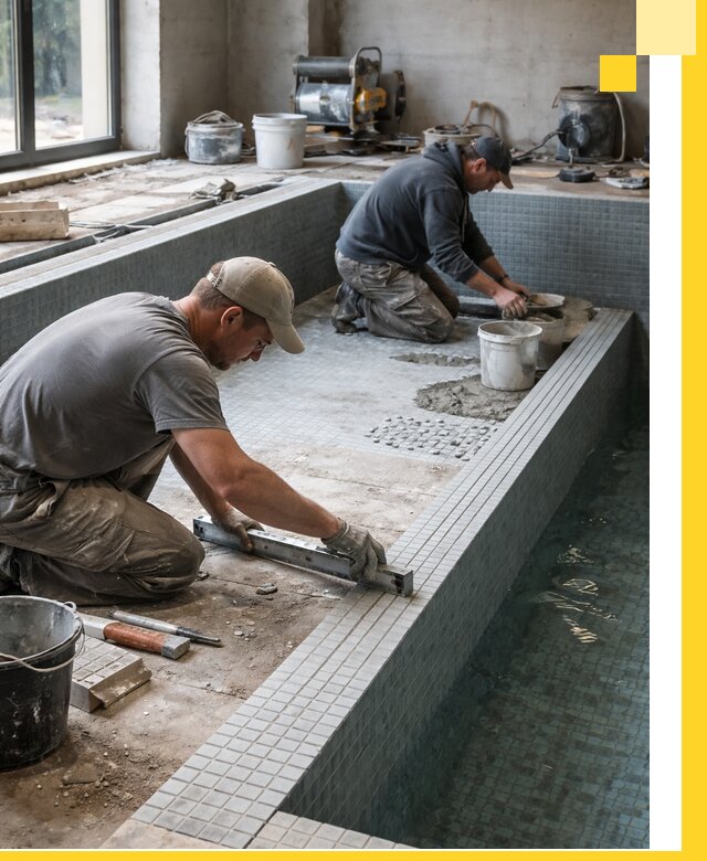 Строительство бассейна в частном доме в Губкине под ключ