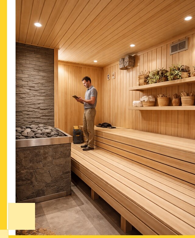 Сауна под ключ в Губкине: от 457110 р. | Строительство — ЭриданГбк