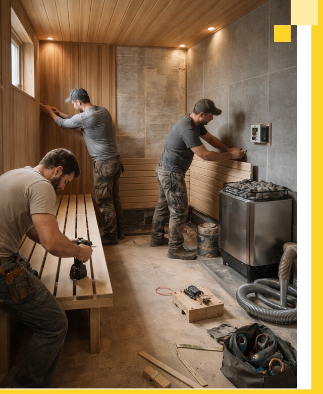 Сауны под ключ в Губкине, проектирование, строительство, отделка