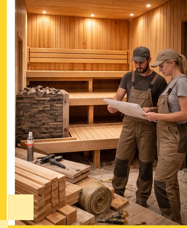 Строительство саун в Губкине под ключ от 253950 р., ЭриданГбк